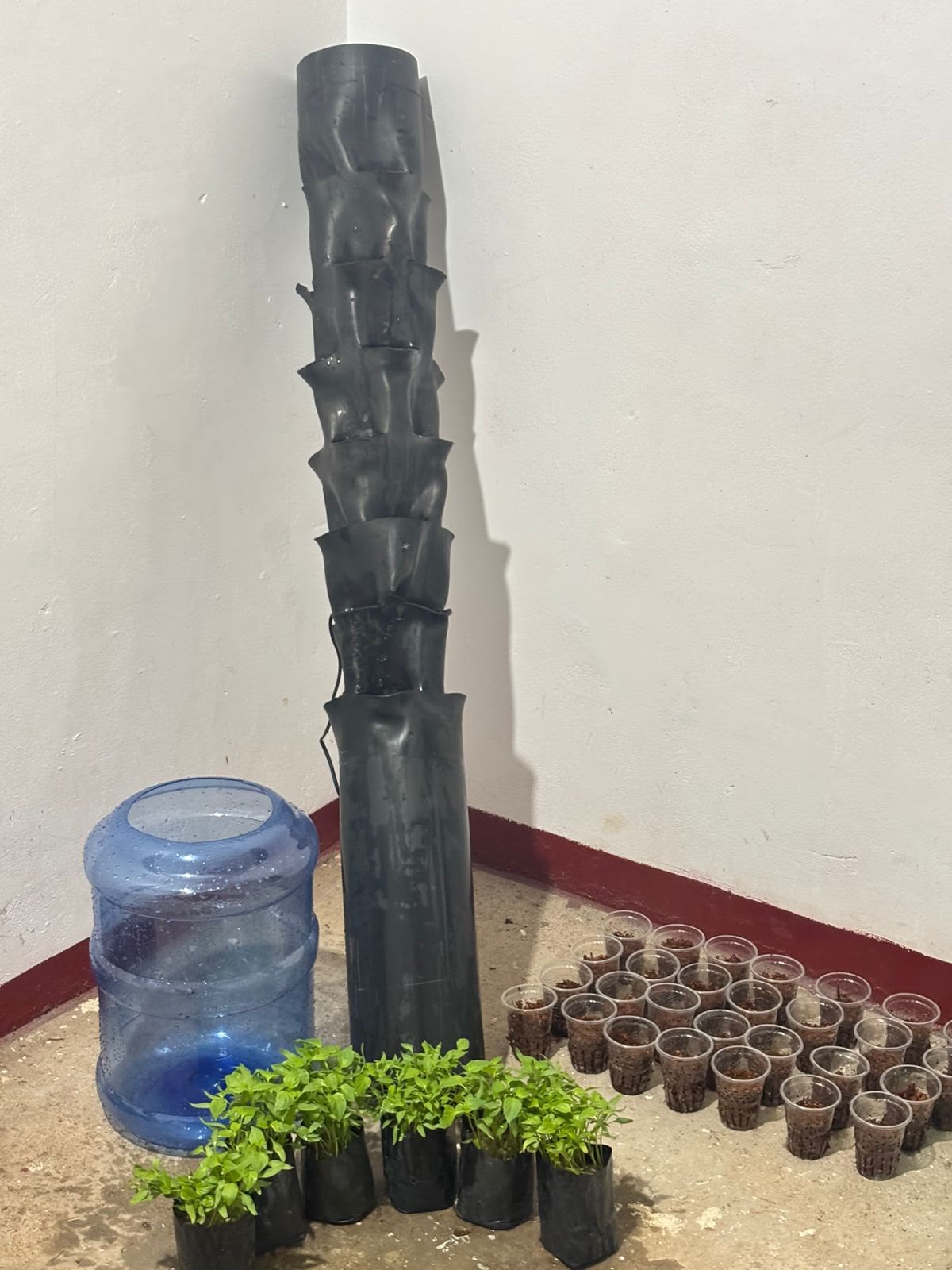 Smart Hydroponic Grow Tower prototype